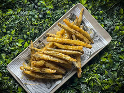 Berenjenas en Tempura