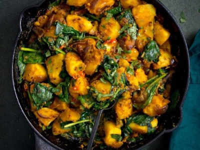Saag Aloo