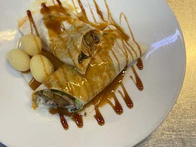 Burritos de Ternera y Pollo con Verduras