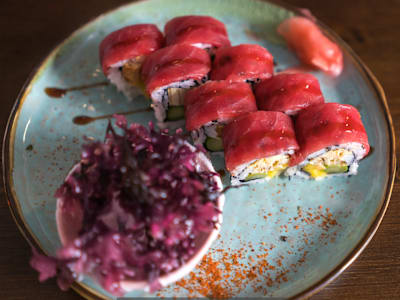 Uramaki de Atún Rojo, 8 Piezas