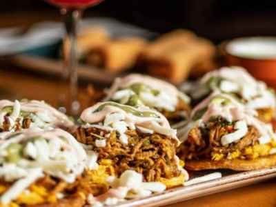 Tostones, Carne Mechada