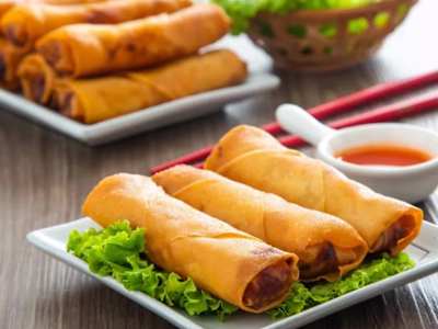 Rollito Vegetales de Primavera, 4 Unidades
