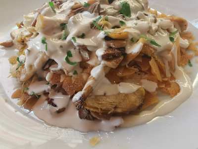 Fattet Pollo y Champiñones