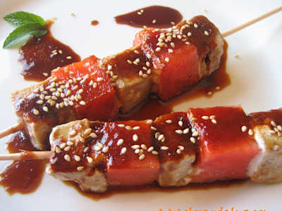113.Brochetas de Atún