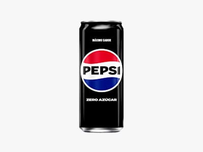 Pepsi Zero Refresco de Cola sin Azúcar Lata 330ml