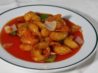 Gambas Agridulces