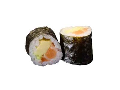 65.Maki Salmón con Aguacate(8u)