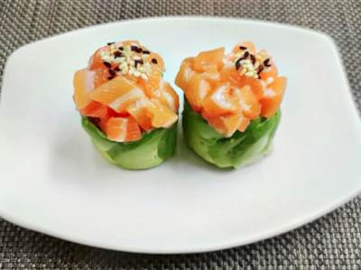 Tulipán Tartar de Salmón