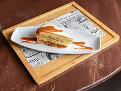 Tarta de dulce de leche