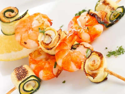 111.Brochetas de Gambas
