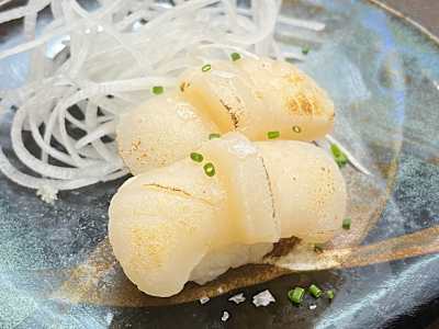 Nigiri Viera Flameado, 2 Piezas