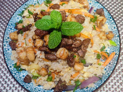 Arroz frito japonesa