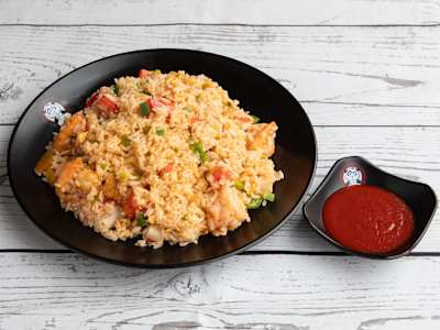 Menú Arroz Marisco al Curry Thai