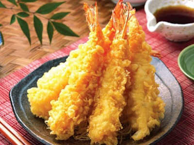 Tempura de Langostinos, (5 pzas)