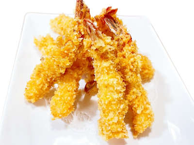 Tempura Ebi, 9 Langostinos