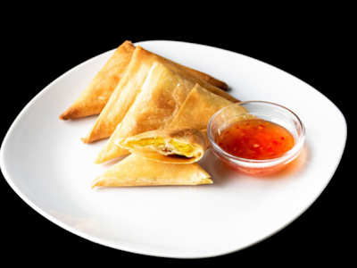 Samosa de Curry, (4 pzas)