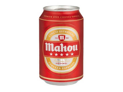 Cerveza Mahou 5estrella, Lata