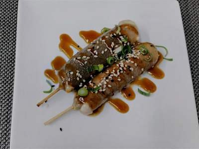 Yakitori Ternera y Queso
