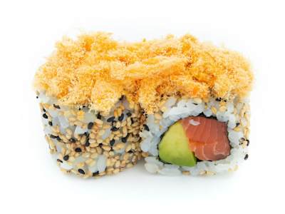 Salmón Rousong Roll