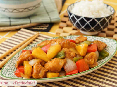 90.Pollo Agridulce