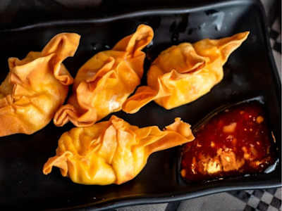 Wan Tun Frito de Cangrejo & Queso, 4 Piezas