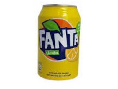 Fanta Limón, Lata