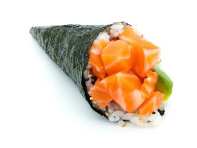 Temaki Salmón Picante