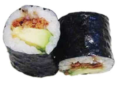 Maki Aguacate con Cebolla Frita, 8 Unidades