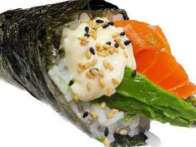 Temaki Salmón con Aguacate