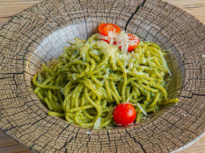 Spaghetti al Pesto Genovese