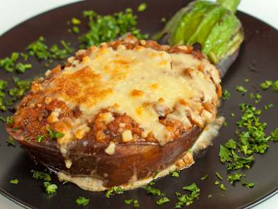 Berenjena Rellena de Verdura
