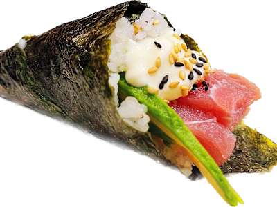 Temaki Atún con Aguacate
