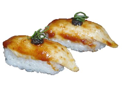 30.Nigiri de Pez Mantequilla Flameado, 2 Piezas
