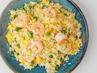 Arroz Frito con Gambas