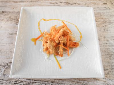 Tiras de Pollo con Miel