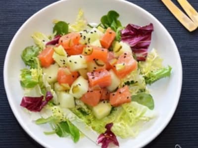 Ensalada con Salmón