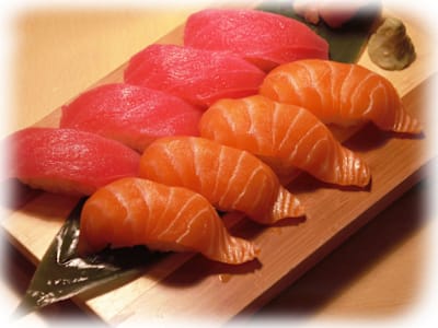 Sushi Mix 5, (salmón y atún)8 Unidades