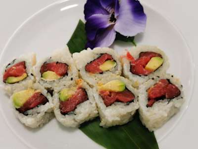 Spicy Tuna Uramaki , 8 piezas