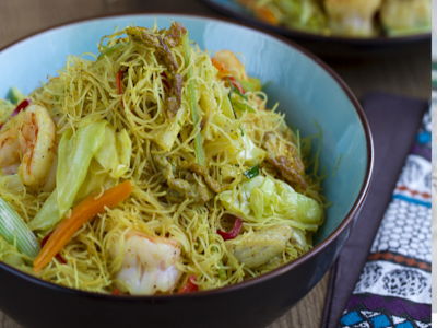 Fideos al Estilo Singapur