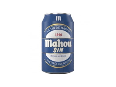 Cerveza Mahou sin Alcohol, Lata