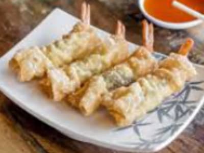 Rollitos de Colas de Langostinos, 4 Unidades