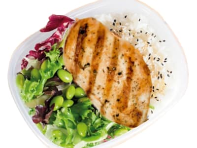 Ensalada de Arroz con Pollo
