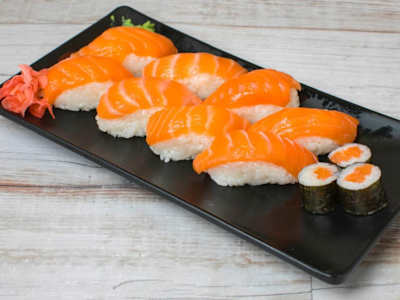 Sushi Maki de Salmón 4+3