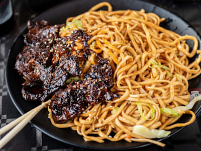 Tallarines Korean Style