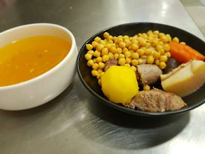 Viernes cocido completo 2 platos solo los