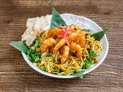 Yakisoba Langostino y Verduras
