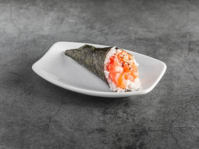 Temaki Tartar de Salmón