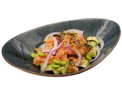 7 poke Salmón