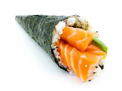 Temaki Salmón y Aguacate