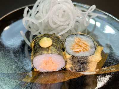 Sushi Crispy de Salmón, 8 Piezas